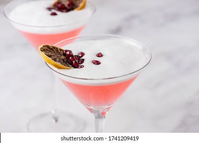 Pomegranate Martini With Dry Lemon 