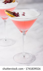 Pomegranate Martini With Dry Lemon 