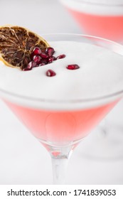 Pomegranate Martini With Dry Lemon 