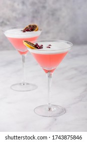 Pomegranate Martini With Dry Lemon 