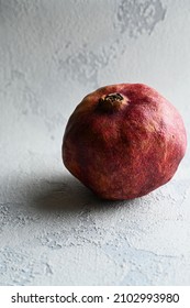 Pomegranate, Photo On The White Fone