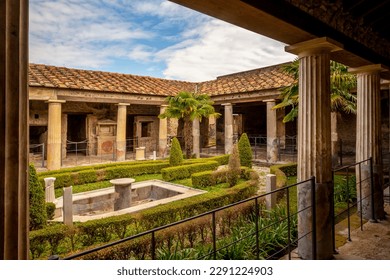 Pompeii archaeological park near Naples city, Italy - Shutterstock ID 2291224903