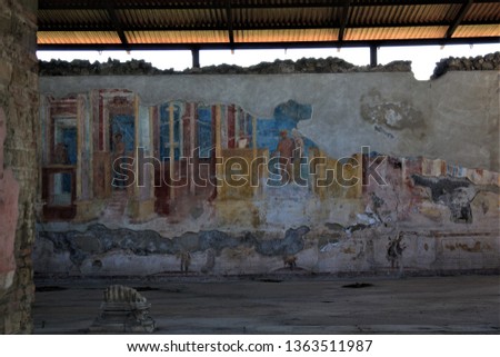 Pompeii Fresco 79ad