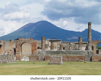 Pompeii And Mount Vesuvius, Italy