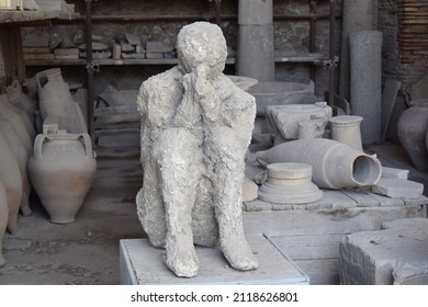 Pompeii Plaster Cast Of Body