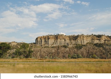 Pompey's Pillar In Central Montana