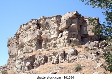 Pompeys Pillar is where Lewis and Clark engraved there names into the sandstone butte. There signatures are the only remaining physical evidence of the Lewis and Clark Expedition.