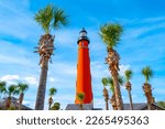 Ponce Inlet Lighthouse in Volusia County Park at the South of Daytona Beach, Florida