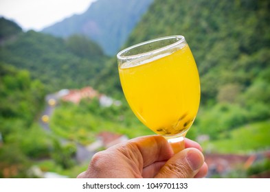 Poncho - Traditional Drink Of Madeira, Portugal