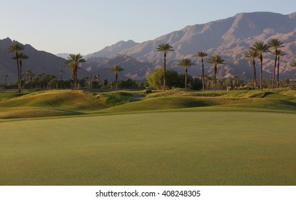 Pond And Golf Course In La Quinta, California 