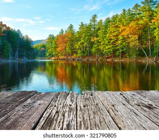 Pond In White Mountain National Forest, New Hampshire, USA.