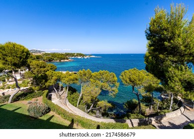 Ponent Mar Palma Nova Mallorca June 2022
Best Seaview Ever From Our Apartment Hotel Room.some Trees And Ocean As Far As You Can See