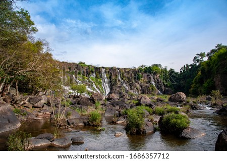 Pongour Falls, in Dalat Vietnam, a niceday