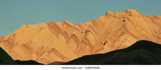 Ponoramic Desert Lanscape Of Death Valley