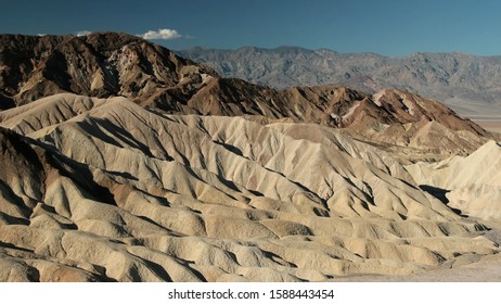 Ponoramic Desert Lanscape Of Death Valley