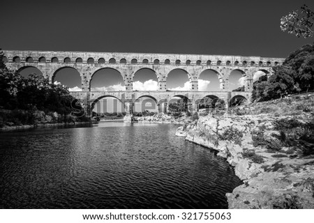 Similar – Image, Stock Photo Overflow Deserted Bridge