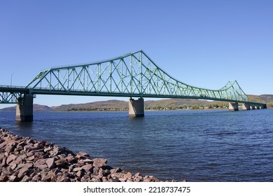 Pont J-C. Van Horne Bridge Over Restigouche River Campbellton New Brunswick Canada