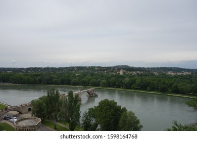 Pont Saint-Bénézet Shot At Rocher Des Doms In Avignon, France On May 19th.