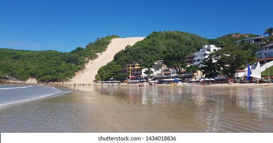 Ponta Negra dunes beach in Natal city, Brazil