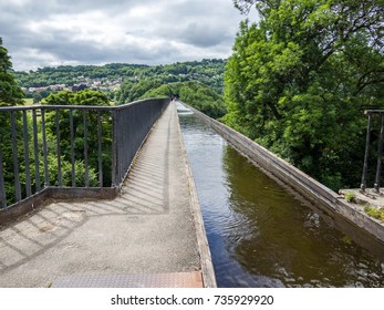 Pontcysyllte Aqueduct taking Shropshire Canal over the River Dee near Wrexham