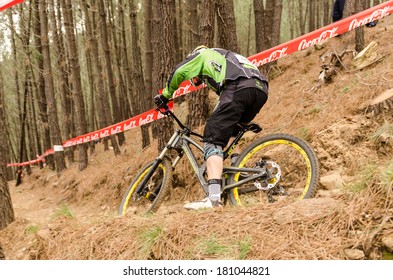 PONTE DE LIMA, PORTUGAL - MARCH 9 2014: Ruben Castro During The Ponte De Lima International DHI 2014.