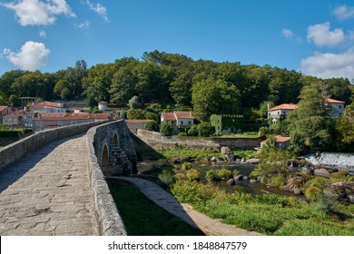 Ponte Maceira in the Way of St. James. This small village is in the the path from Santiago de Compostela to Finisterre and Muxia