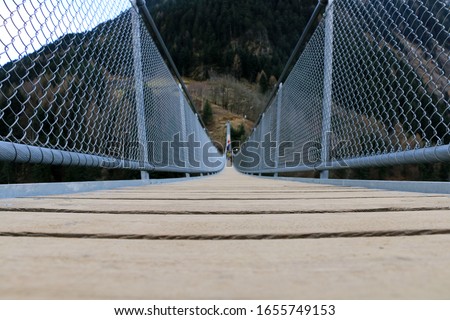 The Ponte nel cielo is the highest suspension bridge of all europe, it is in Val Tartano, a lateral valley of valtellina, Italy.