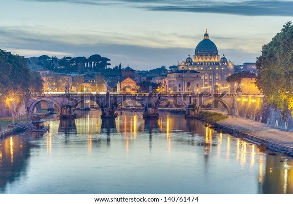 Italy Toggle Switch 3dRose lsp_187342_1 River Tiber Ponte Sant Angelo Peters Basilica Rome St 