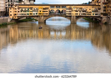 Ponte Vecchio Bridge In Italy