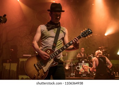 Pontiac, MI / USA - May 17, 2018: Sum 41 Performs Live At The Crofoot On Their 