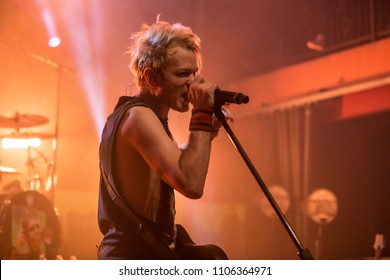 Pontiac, MI / USA - May 17, 2018: Sum 41 Performs Live At The Crofoot On Their 