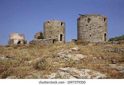 Pontikokastro Mouse Castle Ano Symi Greece Stock Photo 1097379350 ...