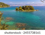 Pontikonisi or Mouse Island, Corfu, Greece