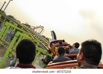 Pony Roller Coaster in the Sunset
