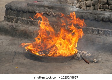 Pooja, Fire, Flame