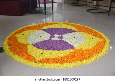 onam pookalam images stock photos vectors shutterstock https www shutterstock com image photo pookalam floral carpet onam tradition observed 1801309297