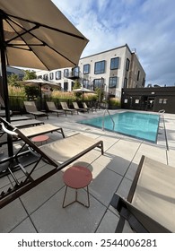 Pool at an apartment complex
