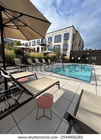 Pool at an apartment complex