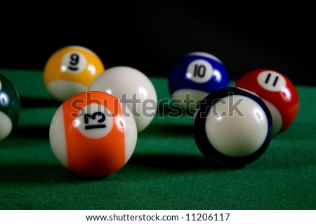 pool balls