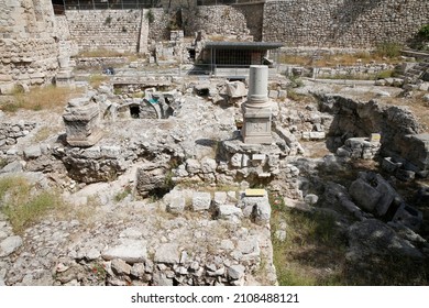 Pool Of Bethesda In Jerusalem. Israel. 