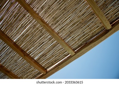 Pool Cabana Roof In The Sun