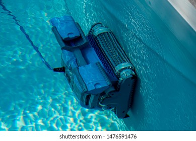 Pool Cleaner Robot In Swimming Pool