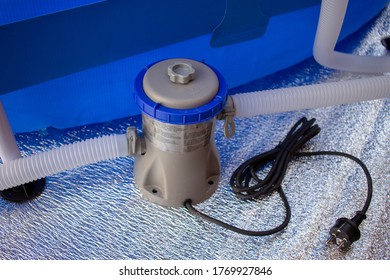 Pool Pump And Tubing Suitable For The Pool