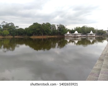 Pool Side, Saka Phang Surin Public Park  In Trang Province