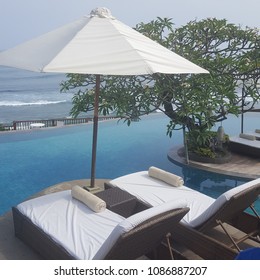 Pool view lounge