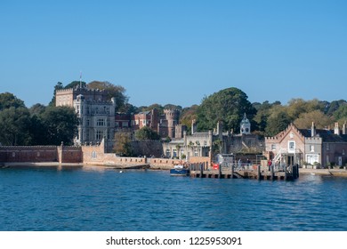 Poole Dorset UK - 20 October 2018:  Brownsea Island Castle Used By John Lewis Partnership