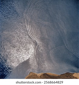 Poor captive elephant. Freezing solidifying lava on volcano ground. Aerial view on the road and forest at the winter time. Closeup of elephants hide. Elements of this image furnished by NASA