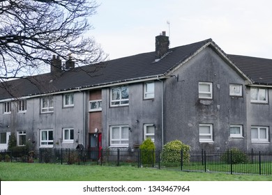 Poor Council House For Rent Or For Sale Grey Dark And Dull