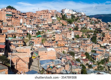 Poor Neighborhood Medellin Colombia Stock Photo 354789308 | Shutterstock