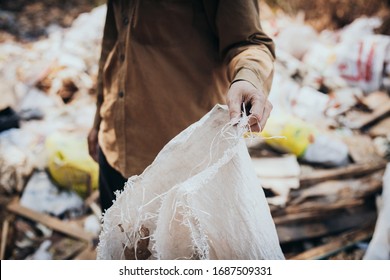 Poor People Or Beggar Begging You For Help At Dirty Slum.concept For Poverty Or Hunger People,human Rights,donate And Charity For Underprivileged Children In Third World 